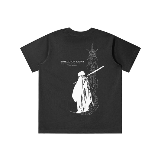 Shield Of Light Kids Shirt − Black