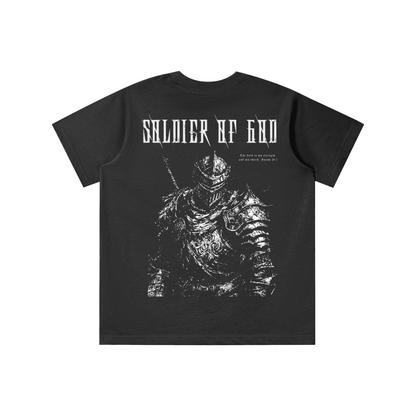 Solider Of God Kids Shirt - Black