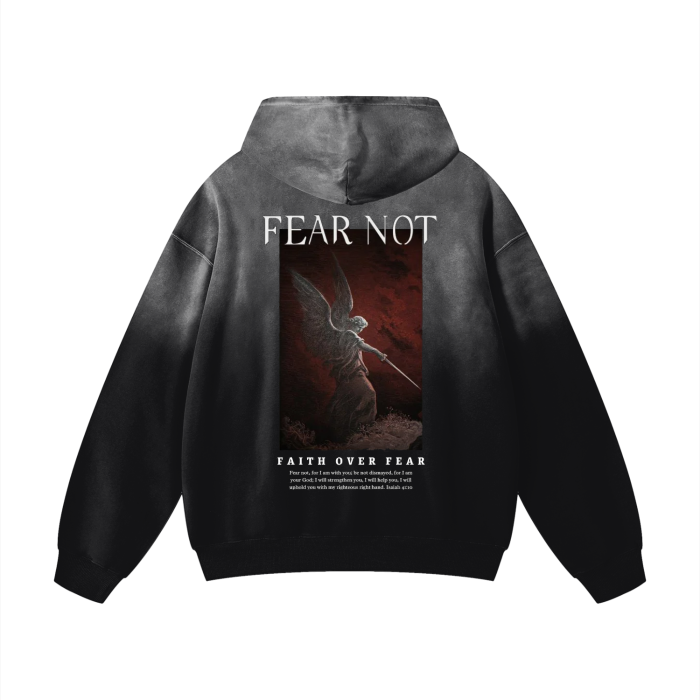 Faith Over Fear - Sunfade Hoodie