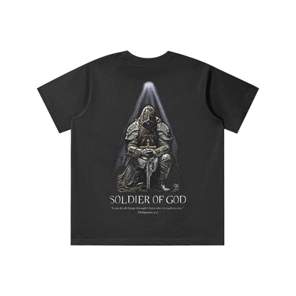 Solider Of God 2.0 Kids Shirt − Black
